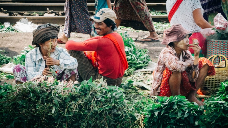 Yangon Circle Train Photography