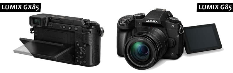 Lumix g85 vs gx85 LCD Comparison