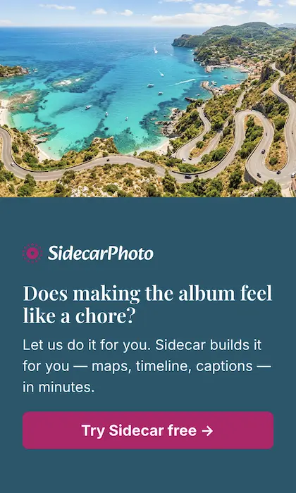 sidecarphoto will make your albums quickly and easily